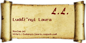 Ludányi Laura névjegykártya